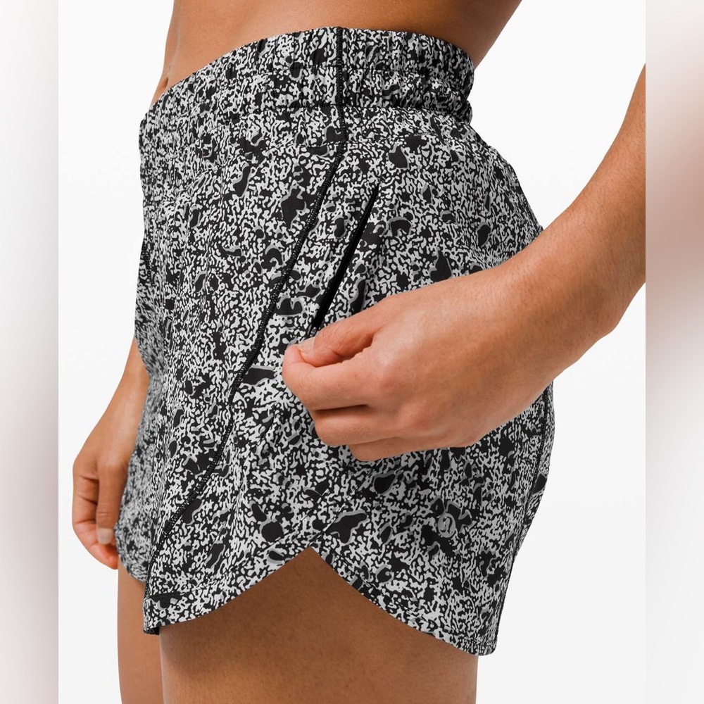 Lululemon Track That Short 5" Sporadic Black Rhino Grey